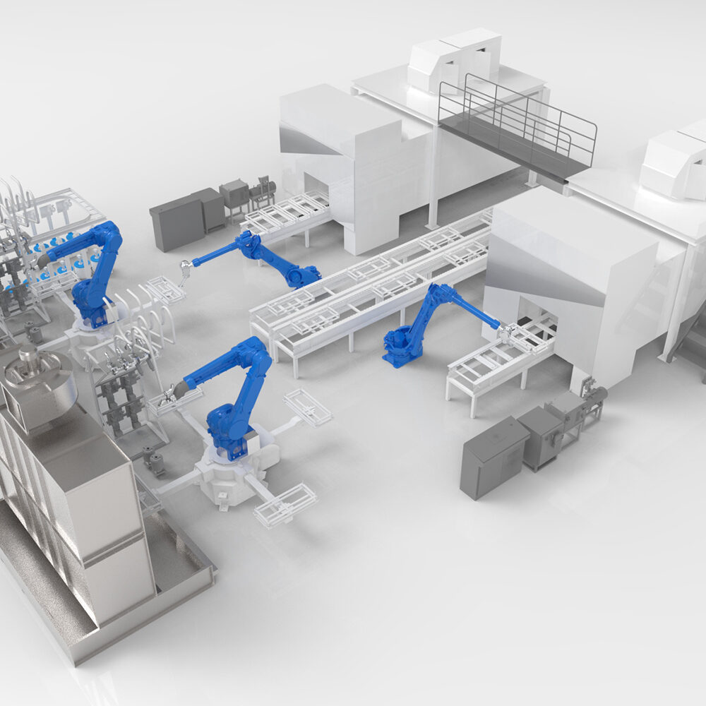 PAINTING LINE WET ON WET PAINTING PROCESS