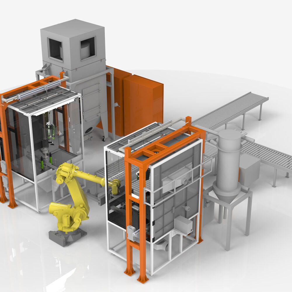 powder coating line