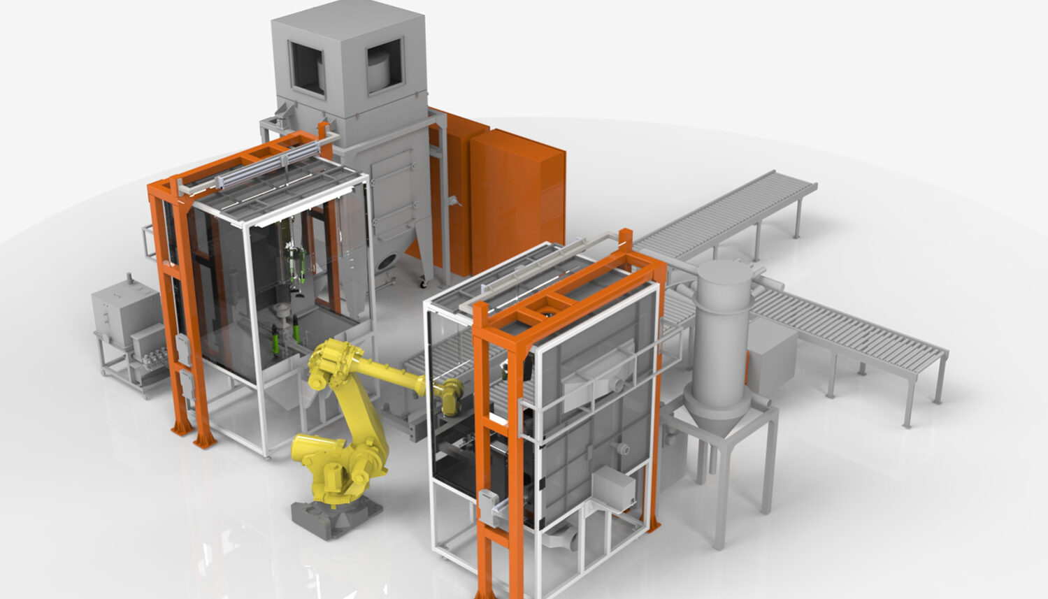 powder coating line