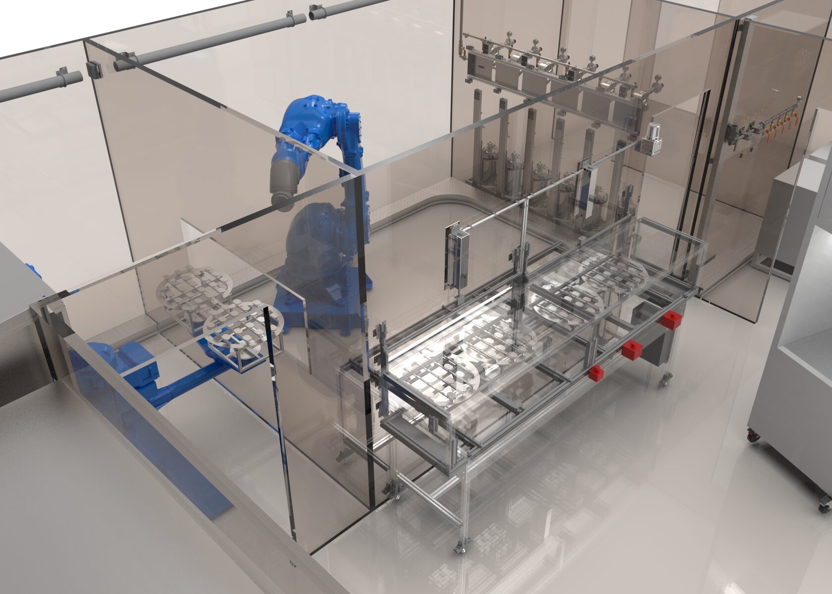 หุ่นยนต์สำหรับไลน์พ่นสี